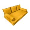 DBM IMPORTS Cover ONLY-S3 Outdoor Daybed Mattress Bolster Pillow Contrast Trim Queen AD108 view 2