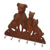 AB Tools Dog Key Rack Hanger Hook Cast Iron Wall Home Rustic Peg Rail Holder Storage view 2