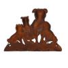 AB Tools Dog Key Rack Hanger Hook Cast Iron Wall Home Rustic Peg Rail Holder Storage view 3