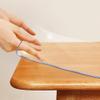 Thick 16x60 Inches Clear Plastic Table Protector Transparent Vinyl Desk Cover Topper Non-Slip Protective Pads for Coffee Table Kitchen Countertop 5ft Long Floor Carpet Screen Protection Mat Rolled view 1