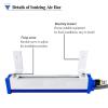 YUCHENGTECH Ionizing Air Bar Anti Static Ionizing Bar Antistatic Air Bar with 12KV High Voltage Generator 110V (140cm) view 3