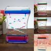 BARMI Drip Oil Hourglass Liquid Motion Bubble Timer Desk Decor Kids Toy Birthday Gift,Perfect Child Intellectual Toy Gift Set Red + Green view 4