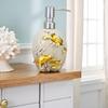 6-inch Turtle Soap Dispenser - Loyal Gold Resin Bathroom Organizer with Mother & Baby Design, Ocean Theme Coastal Decor view 3