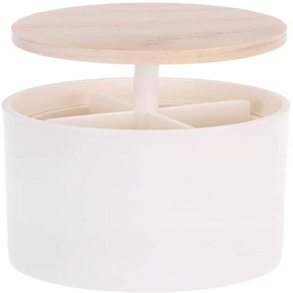 Automatic Pop-up Cotton Bud Swabs Toothpick Dispenser Case Home Hotel Decoration