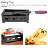 Candlelight Cheese Raclette with Foldable Handle, Portable Tea Light Raclette Set Non-Stick Cheese Raclette Melter Pan Stove Set view 3