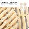 Stainless Steel 4pcs Bamboo Liners Pad Inserts Round Cooling Cooking Racks Kitchen Mat Rack for Canning Air Fryer and Pressure Cooker 30cm Veggie view 4
