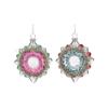 Mark Roberts 2021 Glamour Glam Ornament, 3.5'' - Christmas Tree Ornaments, Holiday Decoration, Assortment of 2 view 1
