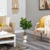 3ft. Fiddle Leaf Fig Artificial Tree in White Urn view 4