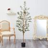 Nearly Natural 5.5ft. Olive Artificial Tree view 3