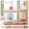 Bellemave Twin Over Twin Metal Bunk Bed, Metal Low Profile Bunk Beds with Guardrail and Ladder, Space Saving, No Boxing Spring Needed, White view 3