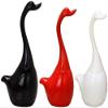 qiuqiu Bathroom Toilet Bowl Brush and Holders Set,Toilet Brush with Long Handle Full-Closed and Ceramic Base, Bathroom Cleaning Brush-White view 3