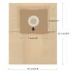 10 Pack Replacement Vacuum Bags Compatible with Bissell Zing Canister Vacuum Models 4122, 2154, 2154A, 2154W, 2154C, 4122D, 1668, 1668C, 1668W, 1608 Fits Part #2138425, 213-8425 view 3