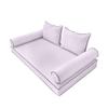 DBM IMPORTS *Cover ONLY*-S4 Outdoor Daybed Mattress Bolster Cushion Contrast Pipe Full-AD107 view 2