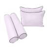 DBM IMPORTS *Cover ONLY*-S4 Outdoor Daybed Mattress Bolster Cushion Contrast Pipe Full-AD107 view 3