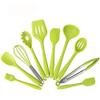 10Pcs/Set Silicone Heat Resistant Kitchen Cooking Utensils Non-Stick Baking Tool Tongs ladle Gadget DISHWASHER SAFE FOOD GRADE SILICONE view 1