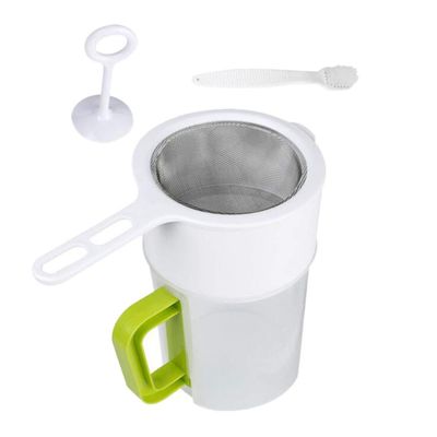 1set Multipurpose Filter Strainer for Juice Tea Design Installation Slot Mesh Easy to Use and Clean