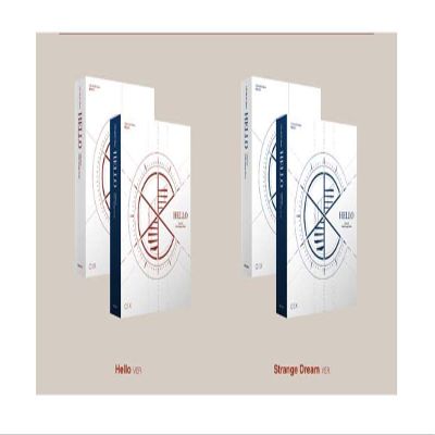 CIX Hello Chapter  Hello, Strange Dream 4th EP Album Random Version CD+1p Poster+1p Folding Poster+84p PhotoBook+1p Individual+1p Frame+1p Sticker+etc+5p Polaroid+MessageCard SET+Tracking