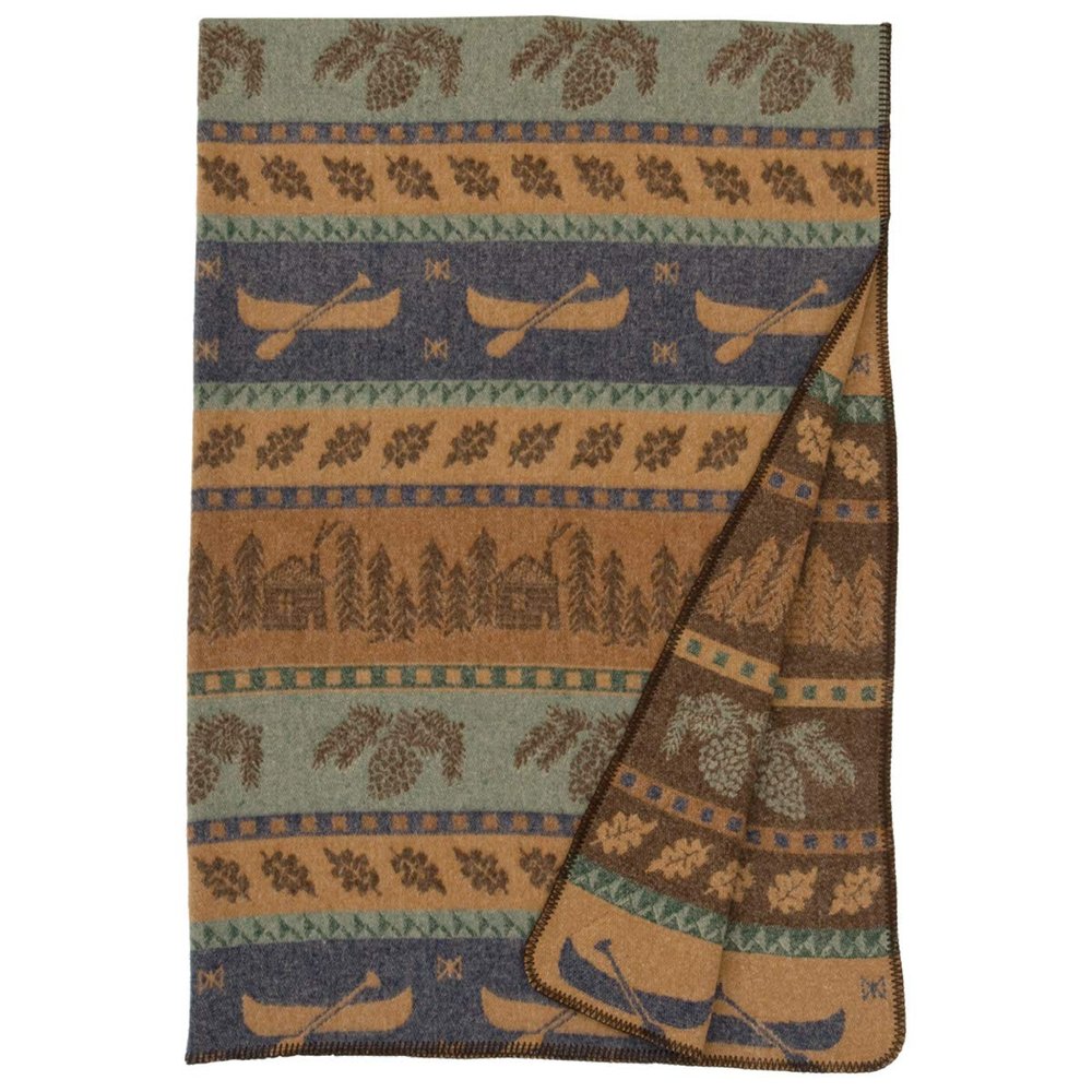 BLACK FOREST DECOR Lake Shore II Oars Throw