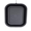 SAMMART 12L (3.17 Gallon) Collapsible Tub - Foldable Dish Tub - Portable Washing Basin - Space Saving Plastic Washtub (1, Grey/Black) view 4