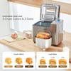 CUCKOO Bread Maker Machine with 15 Menu Options + 3 Crust Colors, 2 lbs Bread Machine with Automatic Fruit & Nut Dispenser, Includes 6 Accessories, Ideal Breadmaker for Sourdough (CBM-AAB101S) view 2