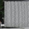 Ambesonne Mushroom Shower Curtain, Monochrome Digital Pencil Drawing Magic Garden Produce Sketch Illustration Art, Cloth Fabric Bathroom Decor Set with Hooks, 69" W x 70" L, Dimgray White view 3