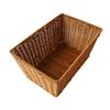 Cabilock 1pc Woven Plastic Basket for Bread and Snacks Imitated Rattan Design for Home and Store Use Easy to Clean for Supermarket Display and Kitchen Organization view 1