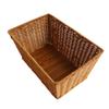 Cabilock 1pc Woven Plastic Basket for Bread and Snacks Imitated Rattan Design for Home and Store Use Easy to Clean for Supermarket Display and Kitchen Organization view 2