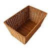 Cabilock 1pc Imitated Rattan Plastic Storage Basket for Bread Snacks and Vegetables Woven Food Display Container for Home and Store Use Easy to Clean and Maintain Stylish and Functional view 1