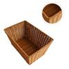 Cabilock 1pc Imitated Rattan Plastic Storage Basket for Bread Snacks and Vegetables Woven Food Display Container for Home and Store Use Easy to Clean and Maintain Stylish and Functional view 3