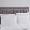 8Pcs Comforter Bedding Collection 100% Cotton 500 GSM Bed in A Bag 1Comforter,1Fitted Sheet 15''DP,1Flat Sheet,2Pillow Shams,2Pillow Cases,1Pleated Bed Skirt 15''Drop,Cal-King/White Stripe view 2