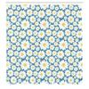 Ambesonne Floral Shower Curtain, Pastel Cartoon Like Flowers Daisies Spring Time Season Artwork Print, Cloth Fabric Bathroom Decor Set with Hooks, 69" W x 70" L, Sea Aqua Blue view 2
