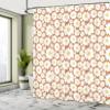 Ambesonne Floral Shower Curtain, Pastel Cartoon Like Flowers Daisies Spring Time Season Artwork Print, Cloth Fabric Bathroom Decor Set with Hooks, 69" W x 75" L, Cinnamon White view 4