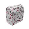 Lunarable Panda Stand Mixer Cover, Funny Pattern of Asian Bear Animal in Romantic Bow Tie Cartoon Design, Kitchen Appliance Organizer Bag Cover with a Pocket, 6-8 Quarts, Grey Black view 1