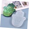 2pcs DIY Multi-Purpose Hamsa Hand Silicone Mold for Crafting Unique Epoxy Decorations Flexible and Easy to for DIY Accessories and Creative Projects view 2