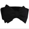 Andongnywell Women Belt Fashion Bowknot Design Waist Belt Chic Elastic Stretch Waist Cinch Bows Waistband Waist Strap (Black,One Size) view 1