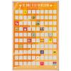Gift Republic 100 Things to Do for Wellbeing Scratch Off Bucket List Poster view 1