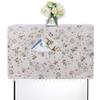 Fridge Dust Cover, Multi-purpose Cotton Linen Dustproof Cover with Side Storage Pocket for Fridge Washing Machine Microwave(#2) view 1