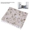 Fridge Dust Cover, Multi-purpose Cotton Linen Dustproof Cover with Side Storage Pocket for Fridge Washing Machine Microwave(#2) view 4