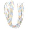 VALICLUD 4 Pairs Flat Shoelaces Flower Pattern Shoes Strings Wide Shoelaces for Skate Boots Sport 140cm view 1