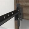 Bed Frame Footboard Extension Brackets Set Attachment Kit - Fit for Twin, Full, Queen, or King Size Beds view 4
