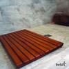 Belari Teak Shower Mat - Teak Bath Mat - Wood Bath Mat - Wood Shower Mat - Non Slip Indoor or Outdoor Shower Mat - Teak Doormat/Sauna Mat - Wooden Stall Mat (Modern) view 2