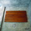 Belari Teak Shower Mat - Teak Bath Mat - Wood Bath Mat - Wood Shower Mat - Non Slip Indoor or Outdoor Shower Mat - Teak Doormat/Sauna Mat - Wooden Stall Mat (Modern) view 3