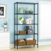 1250 LBS Black 5 Tier Shelf Wire Shelving Unit - 14"x36"x72", NSF Metal Heavy Duty Large Storage Shelves Height Adjustable Utility for Garage Kitchen Office Commercial Shelving Steel Layer Shelf view 2