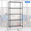 1250 LBS Black 5 Tier Shelf Wire Shelving Unit - 14"x36"x72", NSF Metal Heavy Duty Large Storage Shelves Height Adjustable Utility for Garage Kitchen Office Commercial Shelving Steel Layer Shelf view 3