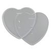 CAKESAFE 2-8.5 Heart Shaped Clear Acrylic Disks Perfect Icing Tool to Smooth the Buttercream on Your Cakes view 1