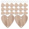 50pcs Family Birthday Reminder Calendar Wooden Calendar Wall Hanging Birthday Reminder Plaque Sign with 50PCS Iron Wooden Heart Tags view 1