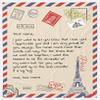 Printualist Personalized Postcard Blanket for Mothers & Father's Day, Ships from US - Add Your Names - Custom Air Mail Letter Big Hug Throw Blanket Gift view 1