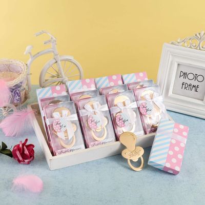 24 Pack Bottle Opener Gender Reveal Party Favor for Guest,Boy or Girl Gender Reveal Party Decorations, Baby Shower Favors, Gender Reveal Party Souvenir Supplies (Blue and Pink, 24)