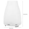 Desktop Aroma Diffuser Portable Humidifier with Multicolor LED Night Light 2 Mist Mode and Auto Shut-Off Personal Desktop Humidifier for Home Office Nursery Super Quiet(US Plug) view 3