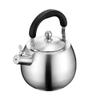 Heavy Duty Tea Kettle Stovetop Whistling Teakettle Teapot,seamless bottom, Stainless Steel 304, Brushed finish (4L) view 1